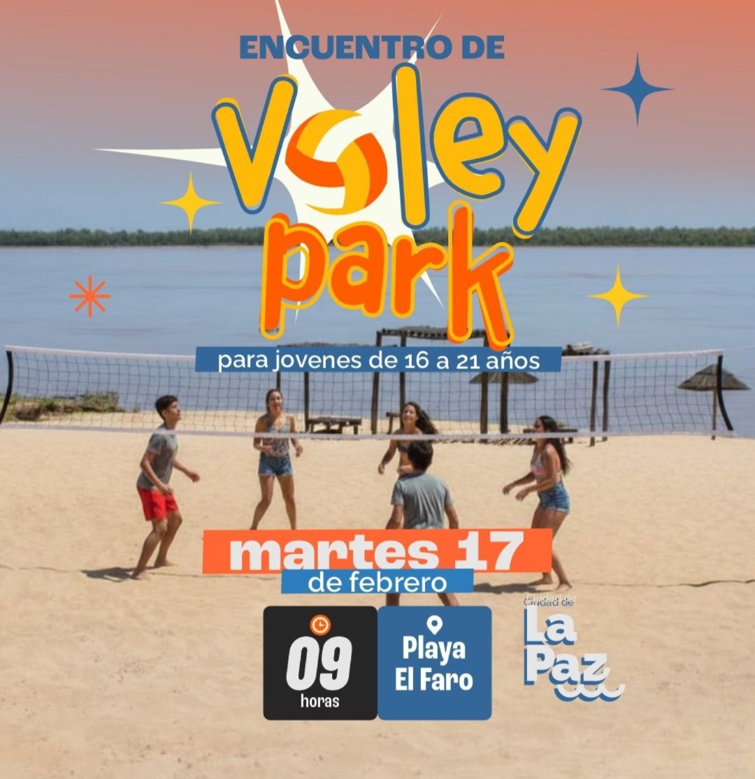 “Voley Park”: un encuentro mixto para disfrutar del deporte al aire libre